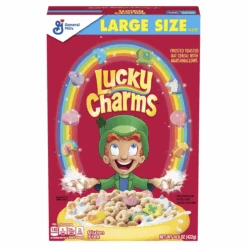 Lucky Charms Gluten Free Cereal With Marshmallows, 14.9 OZ Large Size Box