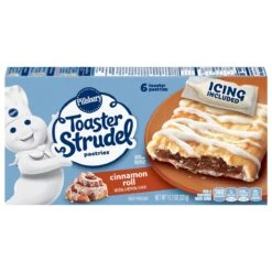 Toaster Strudel Pastries, Cinnamon Roll, 6 Ct, 11.7 Oz