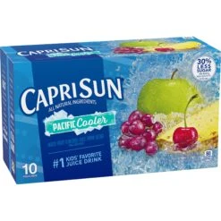 Capri Sun Pacific Cooler Mixed Fruit Flavored Juice Drink Blend Pouches -Snack Shop 8 107860418ed2e058a8c7dbfe4ce62d83