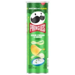 Pringles Sour Cream & Onion Potato Crisps Chips - 5.5oz 21 Pringles Sour Cream & Onion Potato Crisps Chips - 5.5oz -Snack Shop 8 3f1d784a9ad8ca9c51543c6451e56bdf