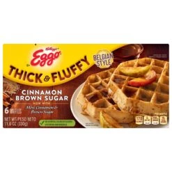 Eggo Think & Fluffy Cinnamon Brown Sugar Frozen Waffles - 11.6oz/6ct -Snack Shop 8 ae1e716f59761c0d45d23d30049cb82f