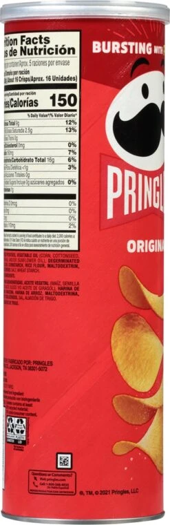 Pringles Original Flavored Potato Crisps Chips - 5.2oz -Snack Shop 8 d0adbdae125e7b66ba2998d379ad3a37