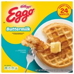 Eggo Buttermilk Frozen Waffles - 29.6oz/24ct 21 Eggo Buttermilk Frozen Waffles - 29.6oz/24ct -Snack Shop 8 e72dce658f014f7e3a1269acb8d91312