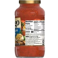 Prego Roasted Garlic & Herb Italian Sauce -Snack Shop 82 05a3720ce78cba6aab1707d44bc93ca2
