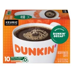 Dunkin' Decaf Medium Roast K-cup Pods