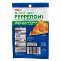 Meijer Sliced Turkey Pepperoni, 4 Oz