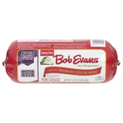 Bob Evans Pork Sausage Roll, Zesty Hot, 16 Oz -Snack Shop 9 35ef533a9b07910961d8e46f565b614d