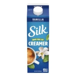 Silk Vanilla Soy Creamer - 32 Fl Oz (1qt) -Snack Shop 9 91bfb06645eed0da2f2394dbe98740fe
