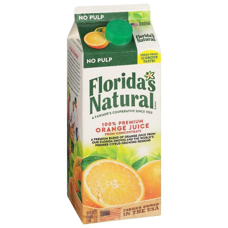 Florida's Natural No Pulp Orange Juice 3 Florida's Natural No Pulp Orange Juice