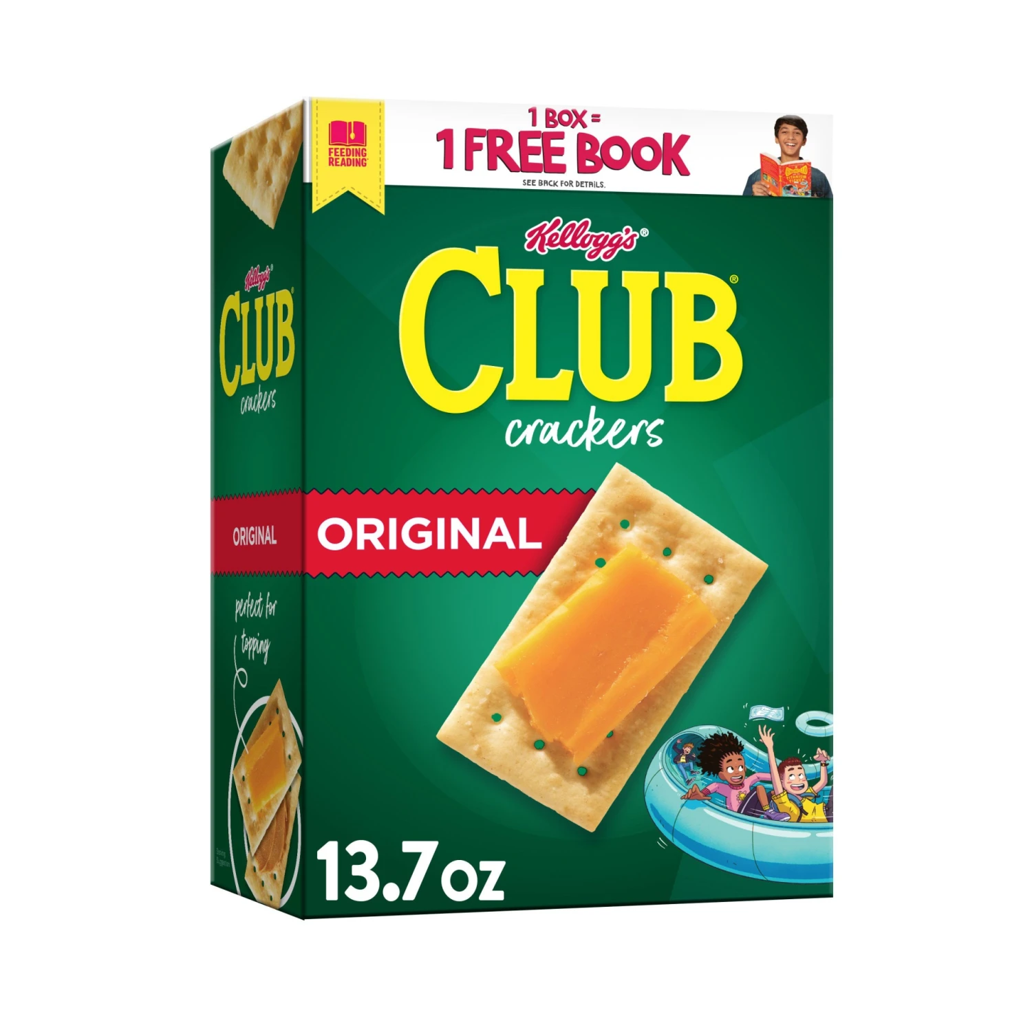 Club Kellogg's Club Crackers, Original, 13.7 Oz 3 Club Kellogg's Club Crackers, Original, 13.7 Oz