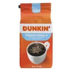 Dunkin' Ground French Vanilla Coffee 12 Oz