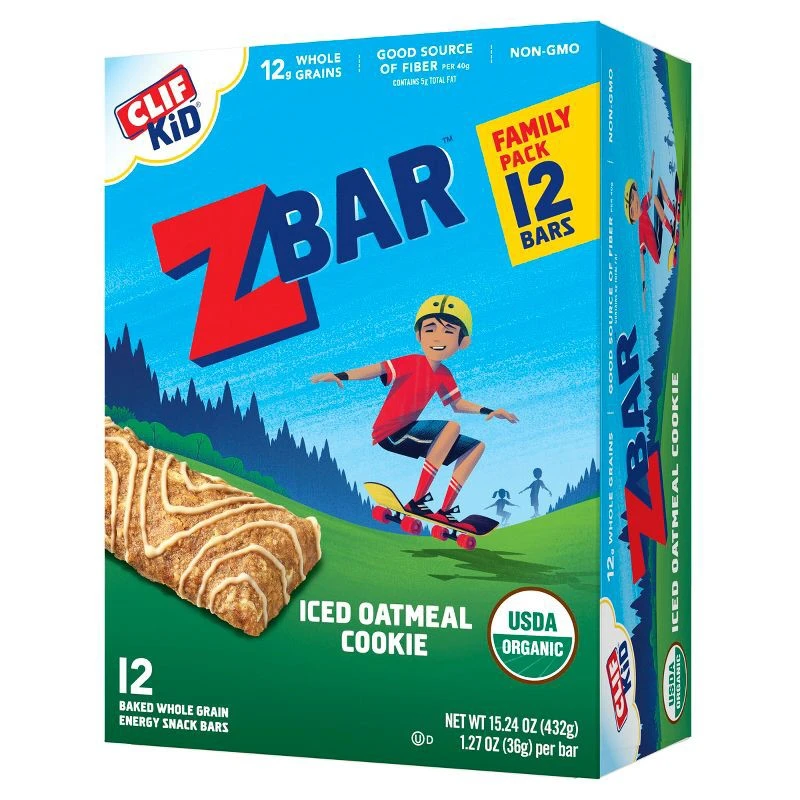 CLIF Bar Zbar Iced Oatmeal Cookie 3 CLIF Bar Zbar Iced Oatmeal Cookie