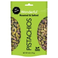 Wonderful Roasted & Salted Shelled Pistachios - 6oz