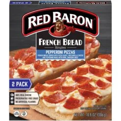 Red Baron French Bread Pepperoni Frozen Pizza - 10.8oz/2pk