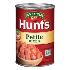 Hunt's 100% Natural Petite Diced Tomatoes