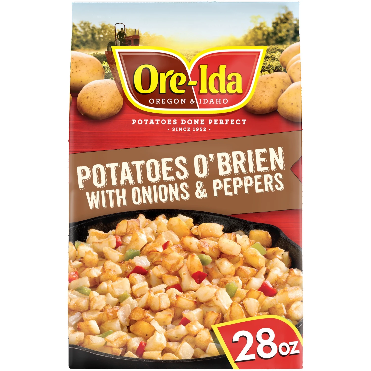 Ore-Ida Gluten Free Frozen Potatoes O'Brien With Onions And Peppers - 28oz 3 Ore-Ida Gluten Free Frozen Potatoes O'Brien With Onions And Peppers - 28oz