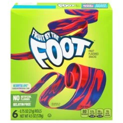 Fruit By The Foot Fruit Flavored Snacks, Berry Tie-Dye, 4.5 Oz, 6 Ct