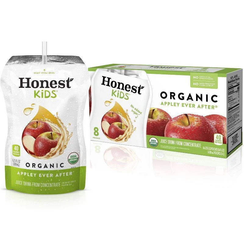 Honest Tea Honest Kids Appley Ever After Organic Juice Drinks 3 Honest Tea Honest Kids Appley Ever After Organic Juice Drinks