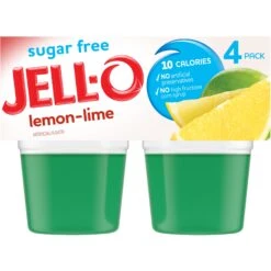 Jell-O Sugar Free Lemon Lime Gelatin - 12.5oz/4ct