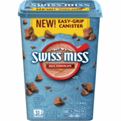 Swiss Miss Milk Chocolate Flavored Hot Cocoa Mix, 38.27 OZ Square Canister