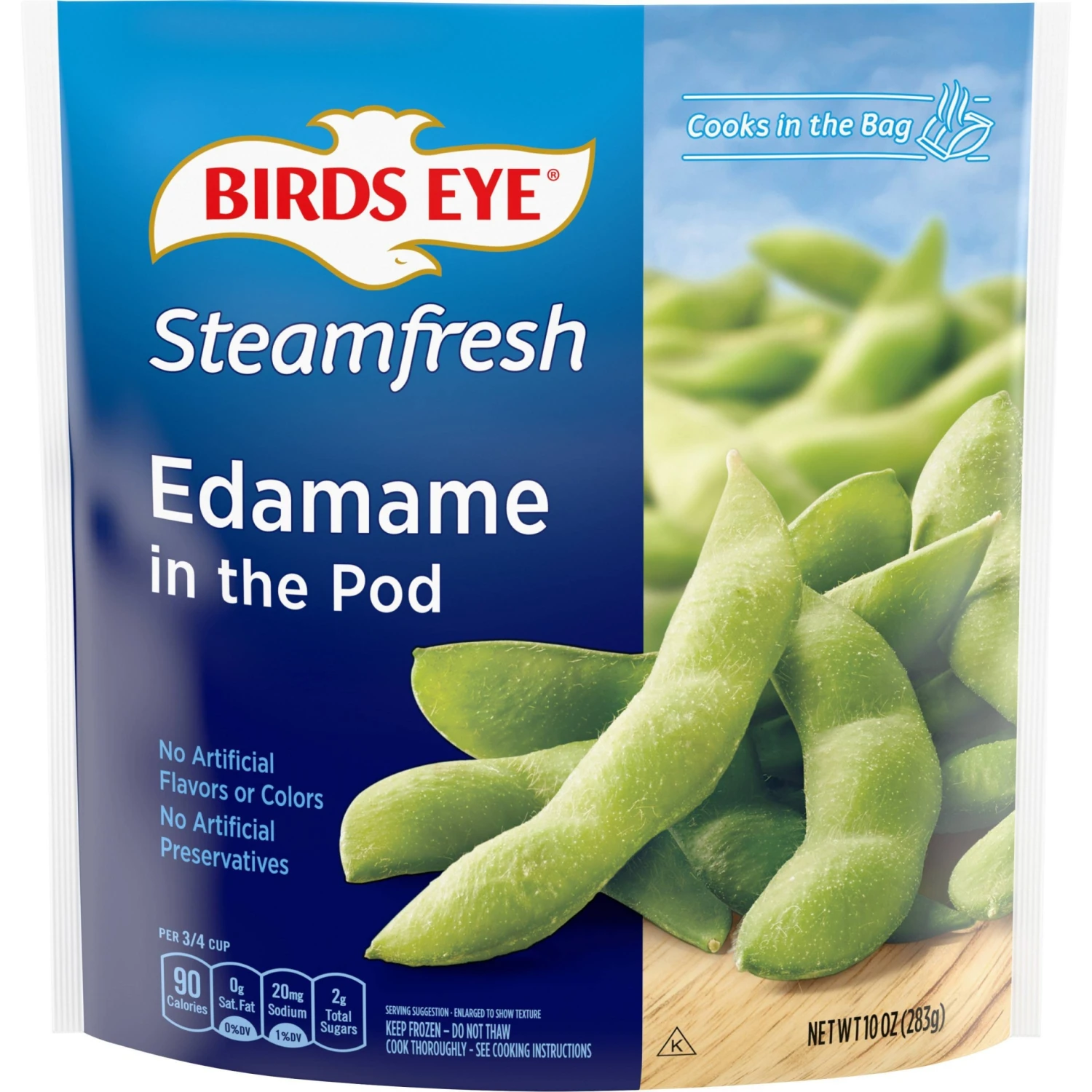 Birds Eye Edamame In The Pod, Frozen Vegetable, 10 OZ 3 Birds Eye Edamame In The Pod, Frozen Vegetable, 10 OZ