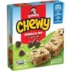 Quaker Chewy Granola Bars Chocolate Chip 0.84 Oz 8 Count -Snack Shop c5cd27e11f73b9a48207489a4baf578d