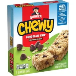 Quaker Chewy Granola Bars Chocolate Chip 0.84 Oz 8 Count