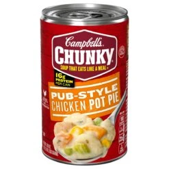 Campbell's Chunky Soup, Pub-Style Chicken Pot Pie Soup, 18.8 Oz Can