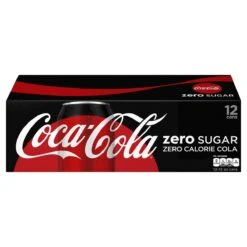 Coca-Cola Coke Zero Sugar Diet Soda Soft Drink, 12 Fl Oz, 12 Pack