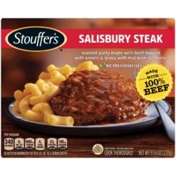 Stouffer's Frozen Homestyle Classics Frozen Salisbury Steak With Macaroni And Cheese - 9.625oz