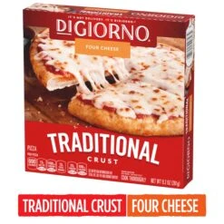 DIGIORNO Frozen Four Cheese Personal Pizza On A Traditional Crust