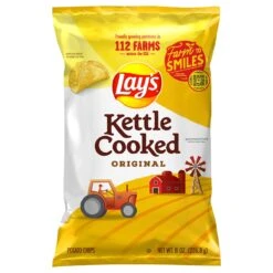Lay's Kettle Cooked Original Potato Chips - 8.0oz