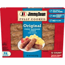 Jimmy Dean® Fully Cooked Original Pork Breakfast Sausage Links, 12 Count
