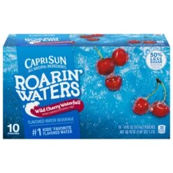 Capri Sun Roarin' Waters Wild Cherry Waterfall Flavored Water