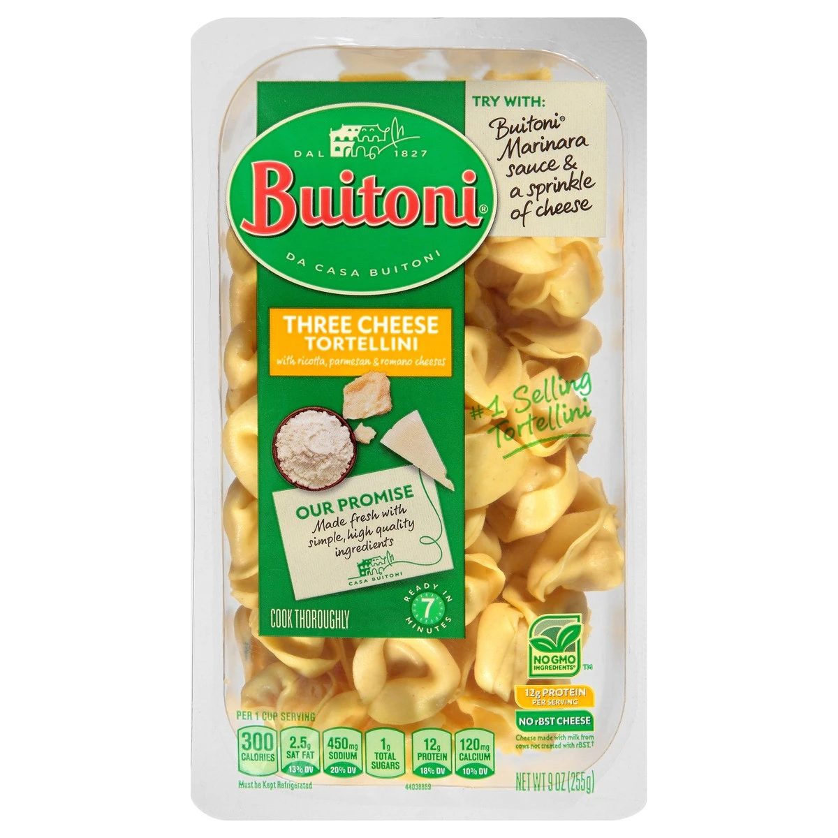 Buitoni Three Cheese Tortellini Refrigerated Pasta 3 Buitoni Three Cheese Tortellini Refrigerated Pasta