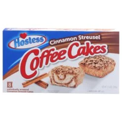 Hostess Coffee Cakes, Cinnamon Coffee Cake, Topped With Streusel, Individually Wrapped