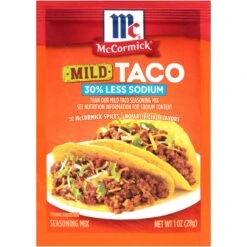 McCormick® McCormick 30% Less Sodium Mild Taco Seasoning Mix