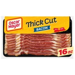 Oscar Mayer Naturally Hardwood Smoked Thick Cut Bacon Pack, 11-13 Slices
