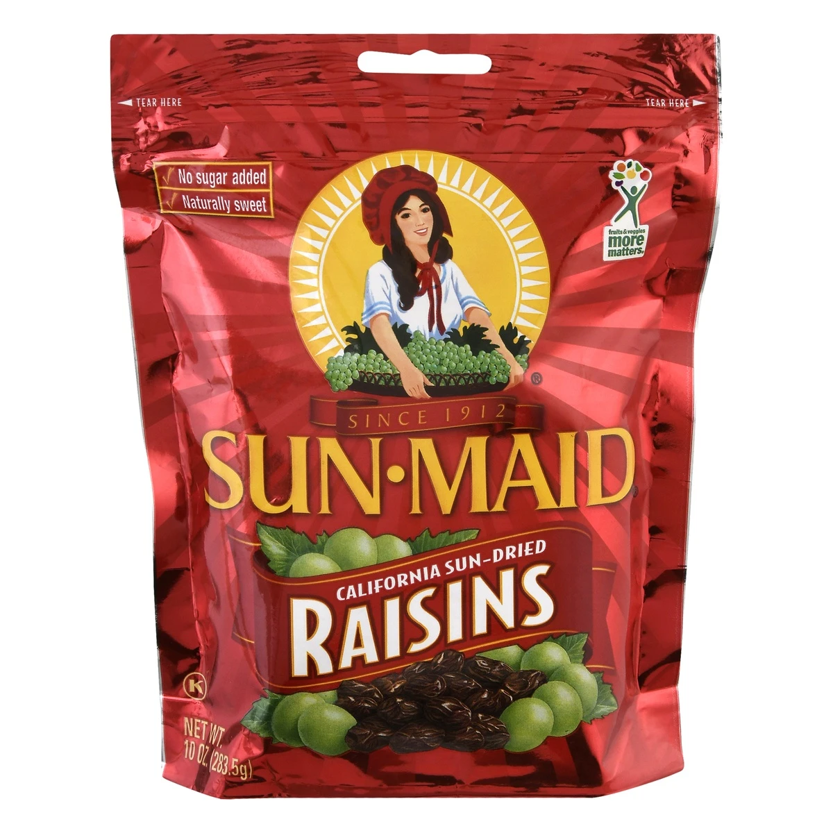 Sun-Maid Raisins Zip-Bag 3 Sun-Maid Raisins Zip-Bag