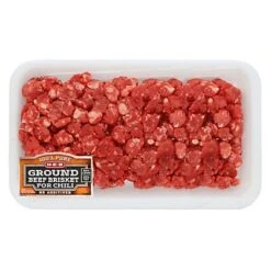 H-E-B Ground Brisket Chili Meat Value Pack 80% Lean