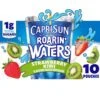 Capri Sun Roarin' Waters Strawberry Kiwi Surf Naturally Flavored Water Beverage Pouches