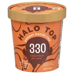 Halo Top CreameryCreamery Halo Top CreameryPeanut Butter Cup Light Ice Cream, 16 Fl Oz Pint