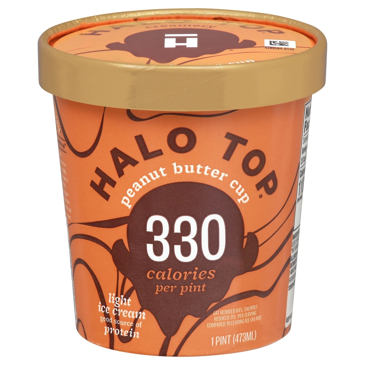 Halo Top CreameryCreamery Halo Top CreameryPeanut Butter Cup Light Ice Cream, 16 Fl Oz Pint 3 Halo Top CreameryCreamery Halo Top CreameryPeanut Butter Cup Light Ice Cream, 16 Fl Oz Pint
